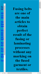 Mobile Screenshot of fusingbelts.com